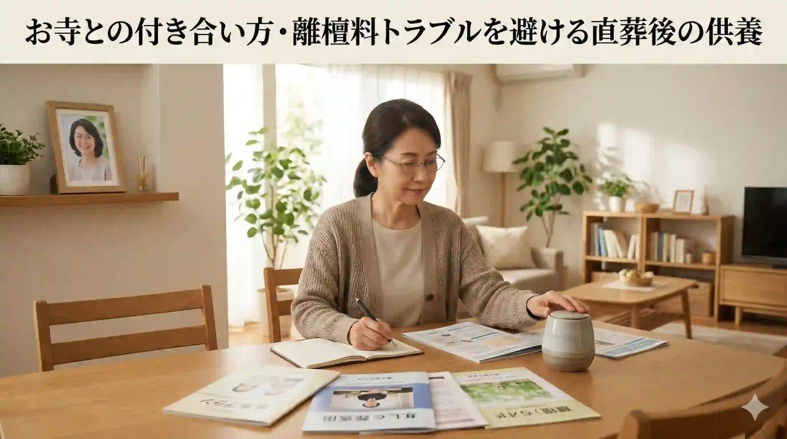 お寺との付き合い方・離檀料トラブルを避ける直葬後の供養