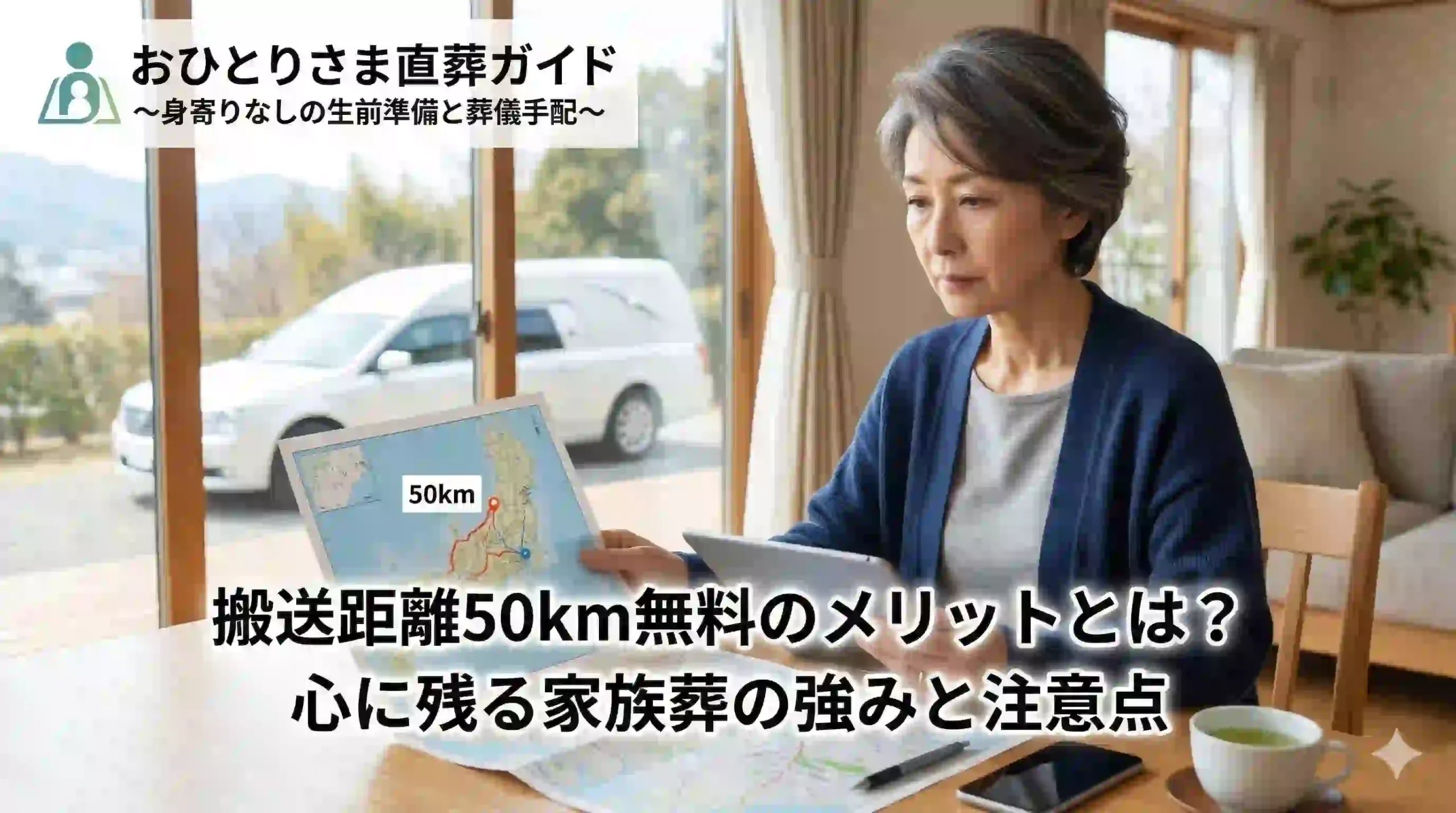 搬送距離50km無料のメリットとは？心に残る家族葬の強みと注意点