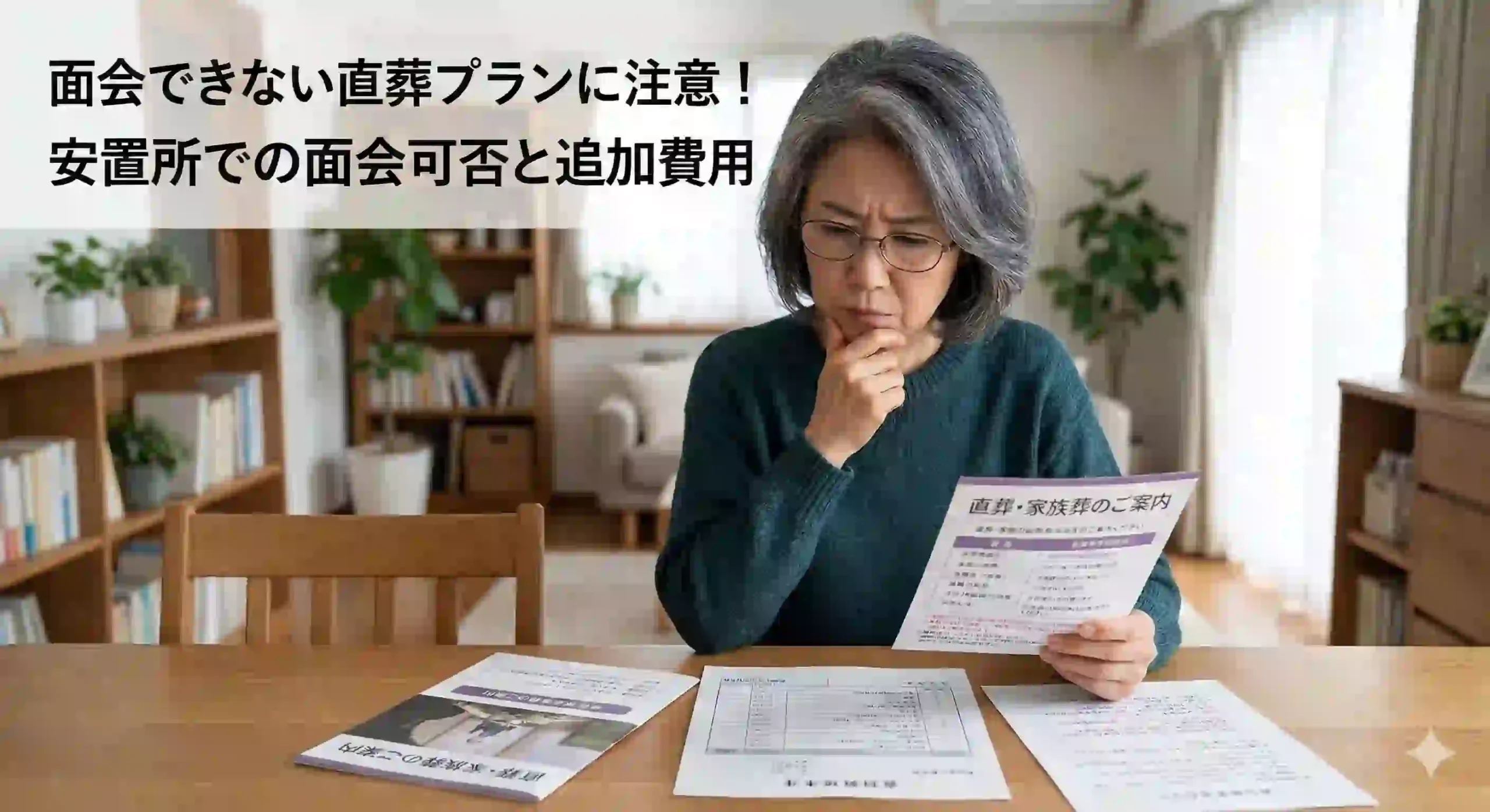 面会できない直葬プランに注意！安置所での面会可否と追加費用
